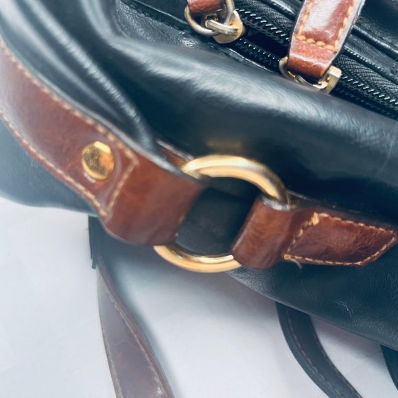 Rosetti Navy Faux Leather Tote Bag – Vintage Late 1990s / Early 2000s - Picture 10 of 12